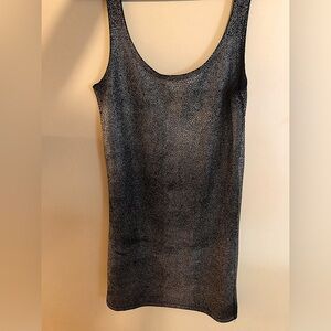 ✅3/20$ Silver snakes scales dress size  small , only weekend wardrobe